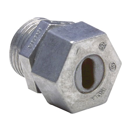 Gampak Conduit Fitting Connector, Threaded, Die Cast Zinc 49092
